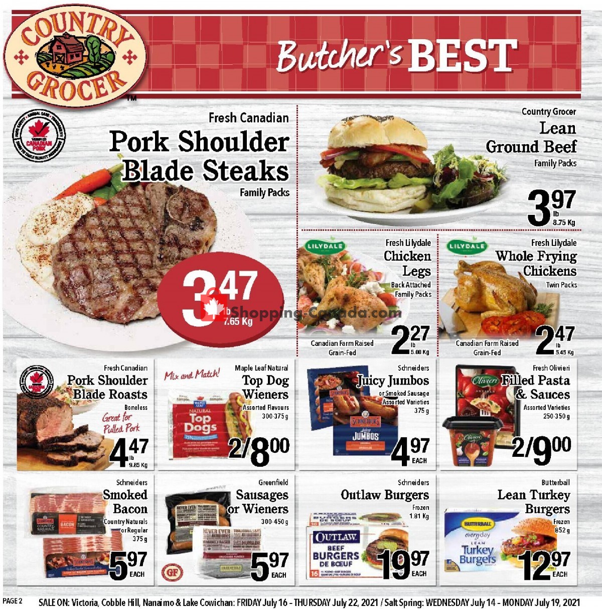 Country Grocer flyer from Friday July 16, 2021 to Thursday July 22, 2021 - page 2
