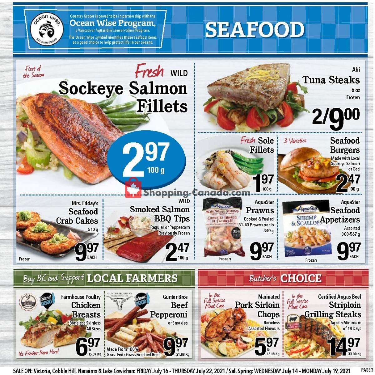 Country Grocer flyer from Friday July 16, 2021 to Thursday July 22, 2021 - page 3