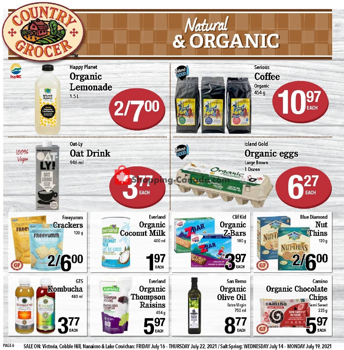 Country Grocer flyer from Friday July 16, 2021 to Thursday July 22, 2021 - page 6
