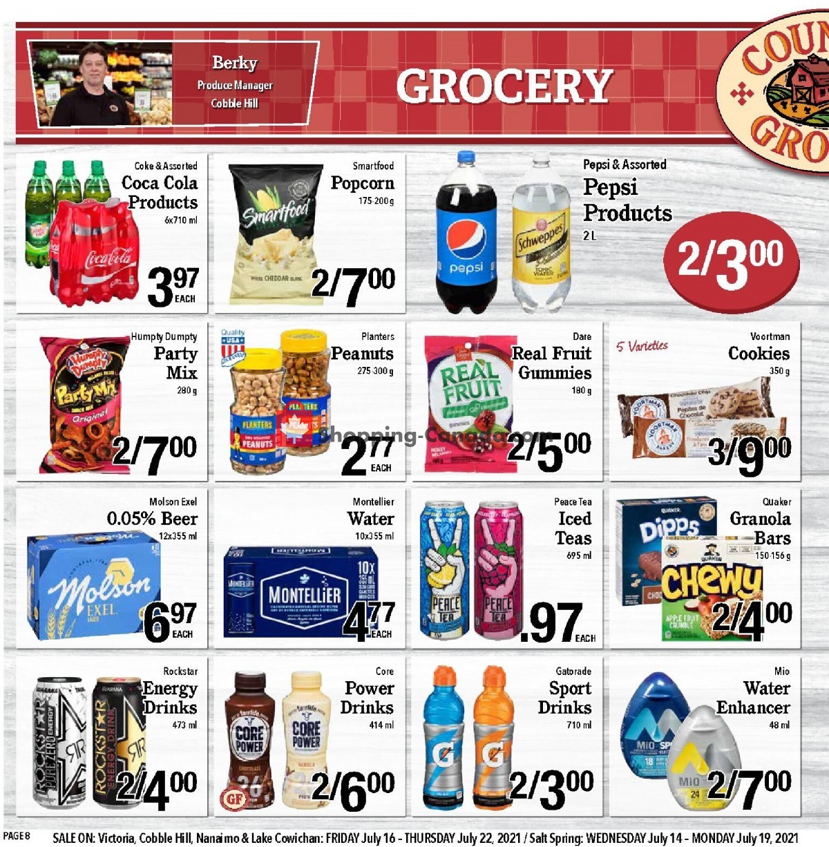 Country Grocer flyer from Friday July 16, 2021 to Thursday July 22, 2021 - page 8