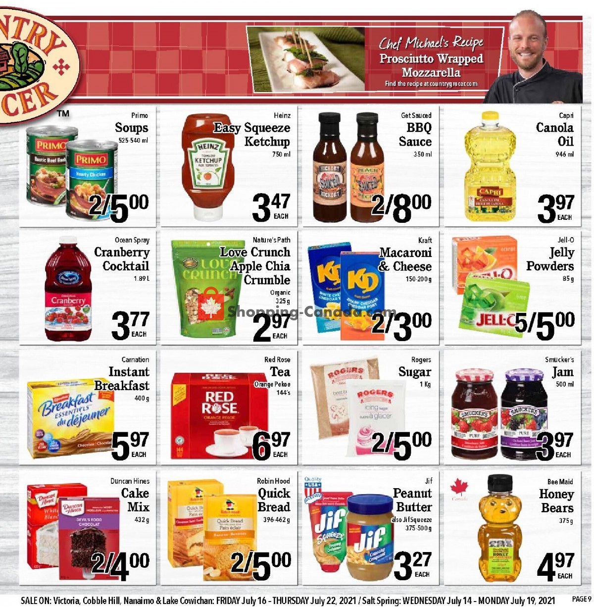 Country Grocer flyer from Friday July 16, 2021 to Thursday July 22, 2021 - page 9