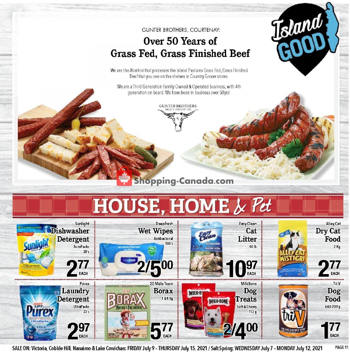 Country Grocer flyer from Friday July 9, 2021 to Thursday July 15, 2021 - page 11