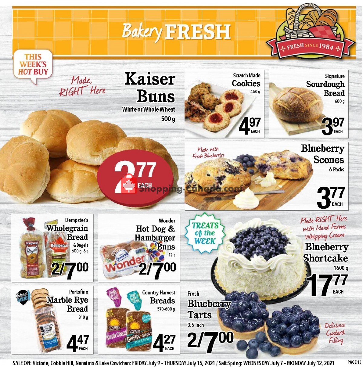 Country Grocer flyer from Friday July 9, 2021 to Thursday July 15, 2021 - page 13