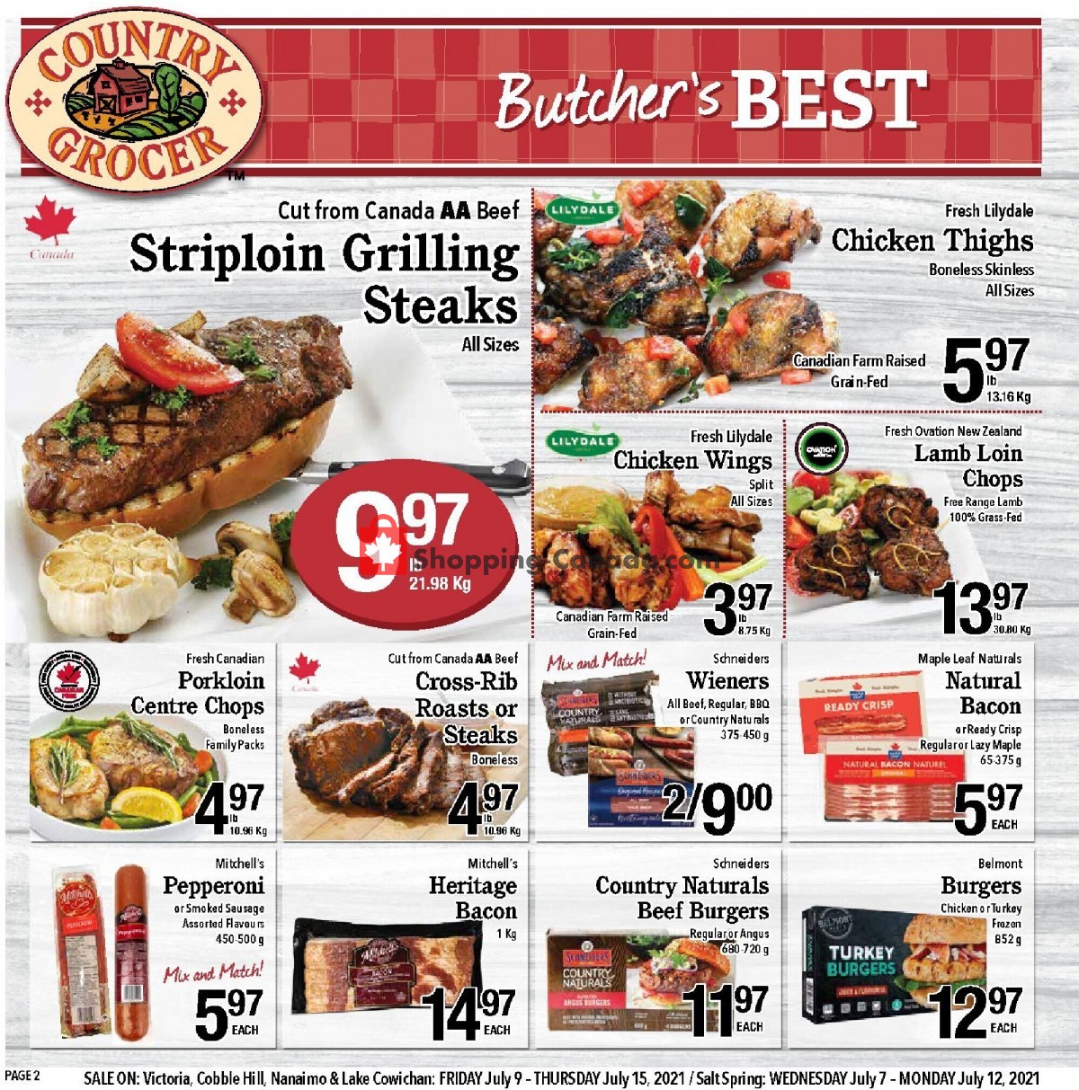 Country Grocer flyer from Friday July 9, 2021 to Thursday July 15, 2021 - page 2