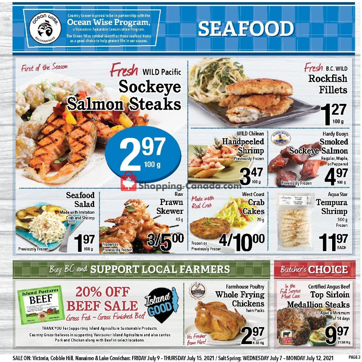 Country Grocer flyer from Friday July 9, 2021 to Thursday July 15, 2021 - page 3