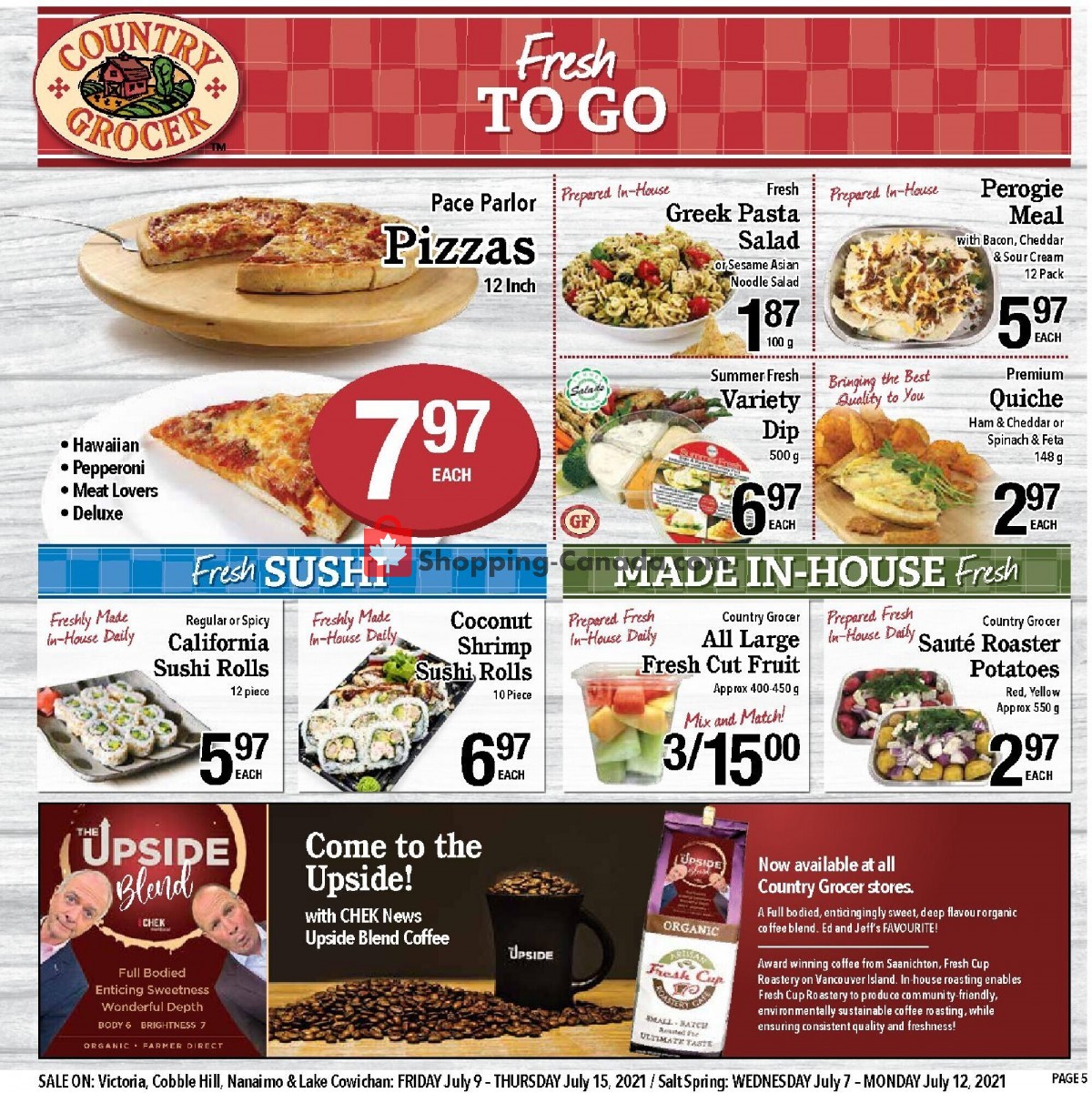 Country Grocer flyer from Friday July 9, 2021 to Thursday July 15, 2021 - page 5