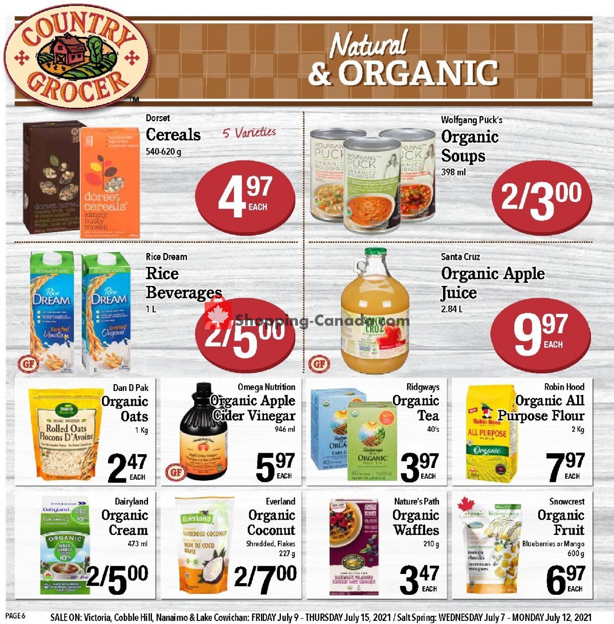 Country Grocer flyer from Friday July 9, 2021 to Thursday July 15, 2021 - page 6