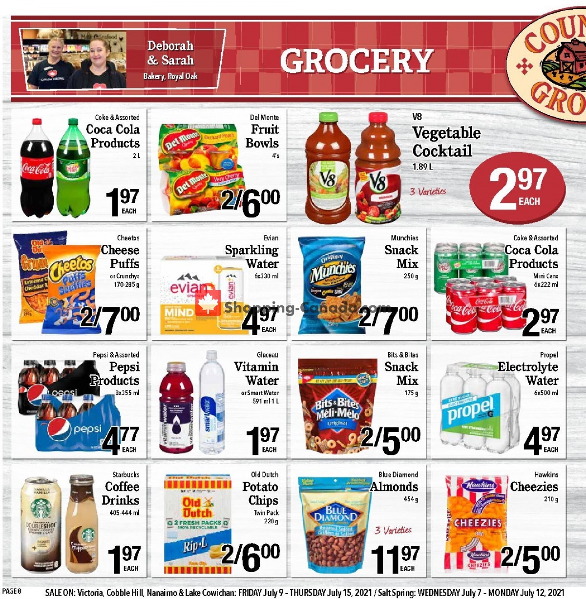 Country Grocer flyer from Friday July 9, 2021 to Thursday July 15, 2021 - page 8