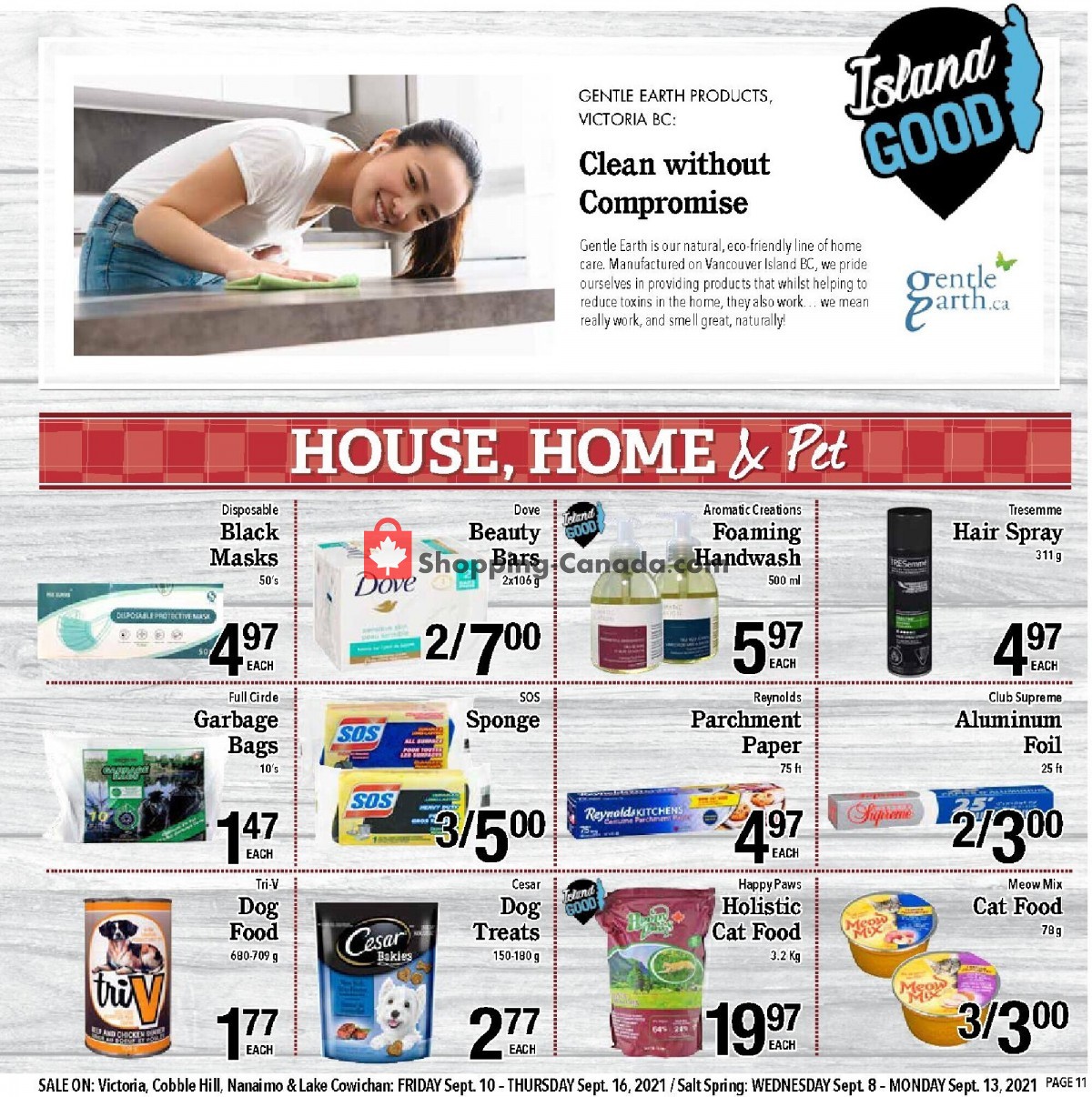 Country Grocer flyer from Friday September 10, 2021 to Thursday September 16, 2021 - page 11