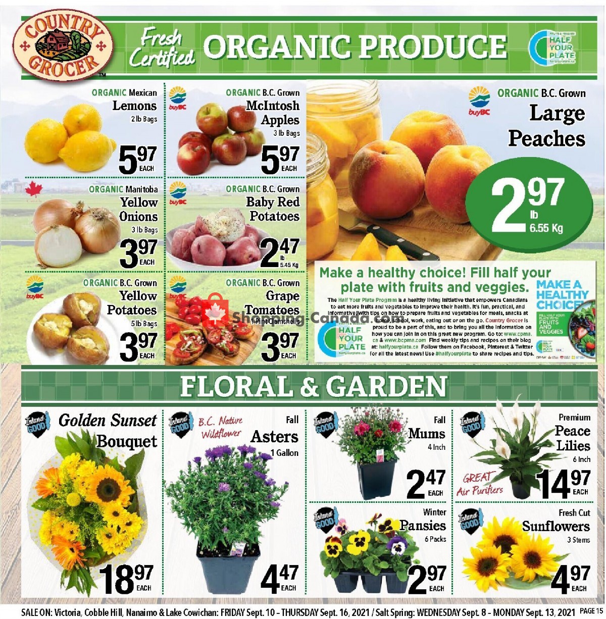Country Grocer flyer from Friday September 10, 2021 to Thursday September 16, 2021 - page 15