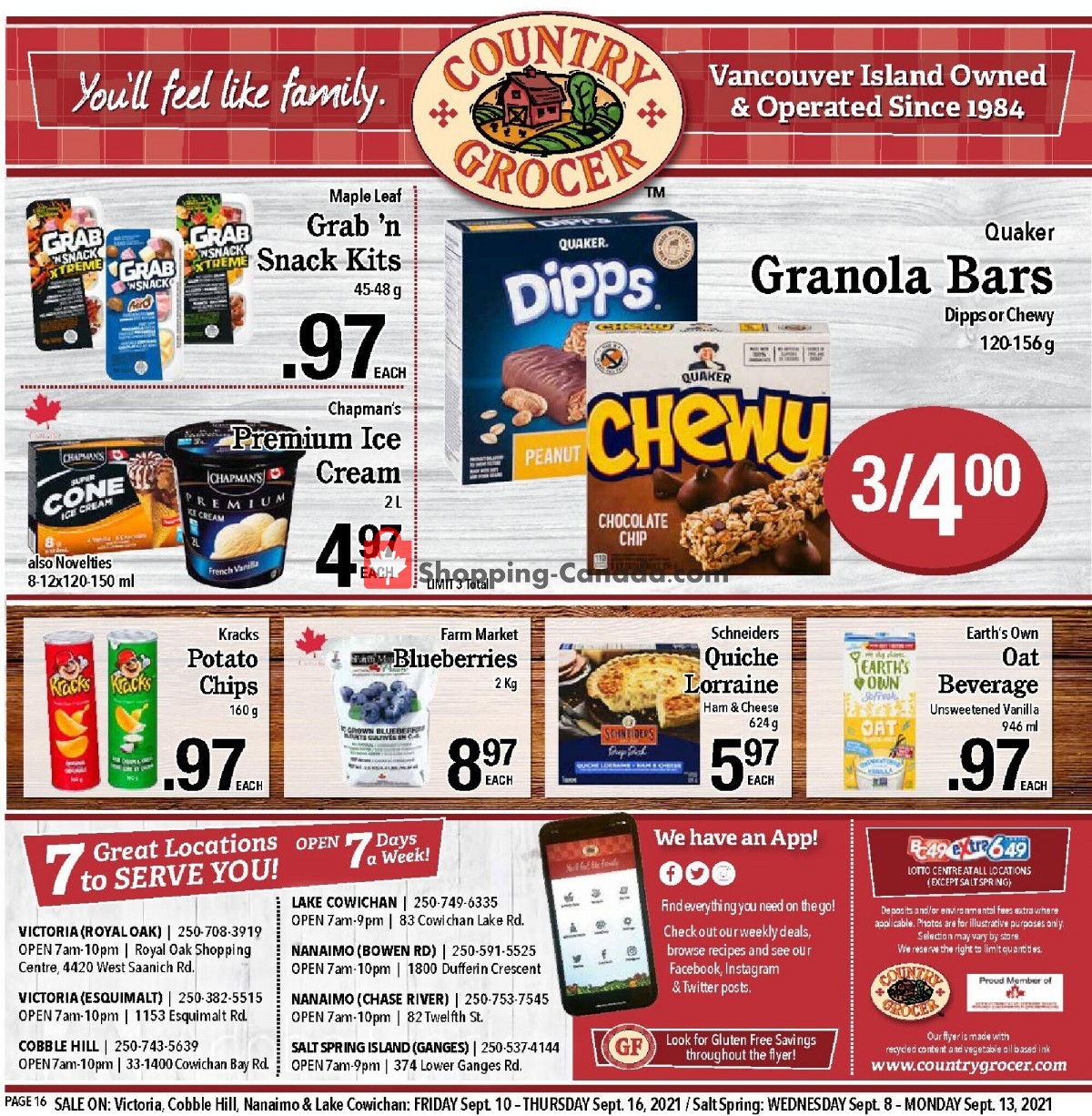 Country Grocer flyer from Friday September 10, 2021 to Thursday September 16, 2021 - page 16