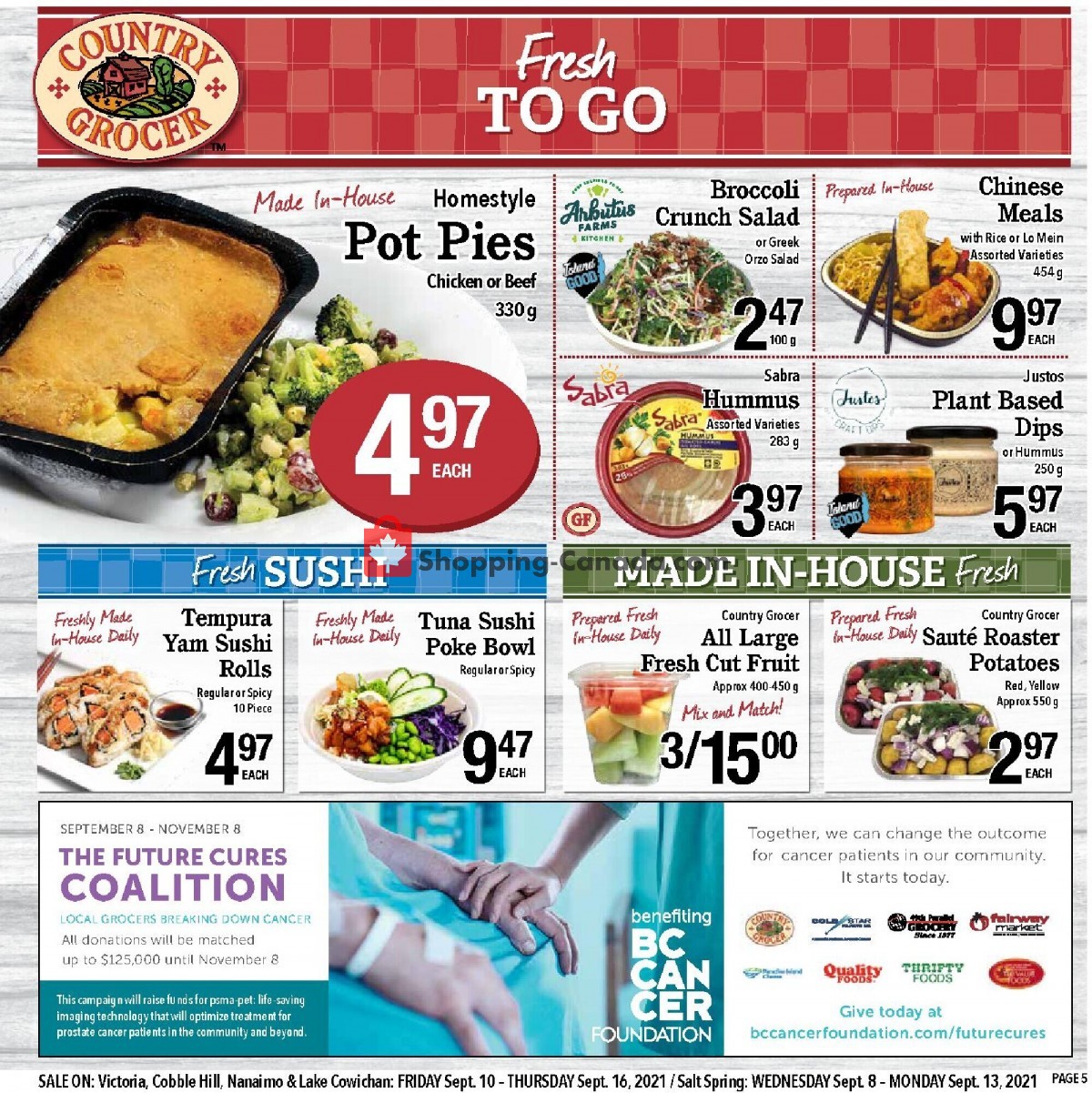 Country Grocer flyer from Friday September 10, 2021 to Thursday September 16, 2021 - page 5