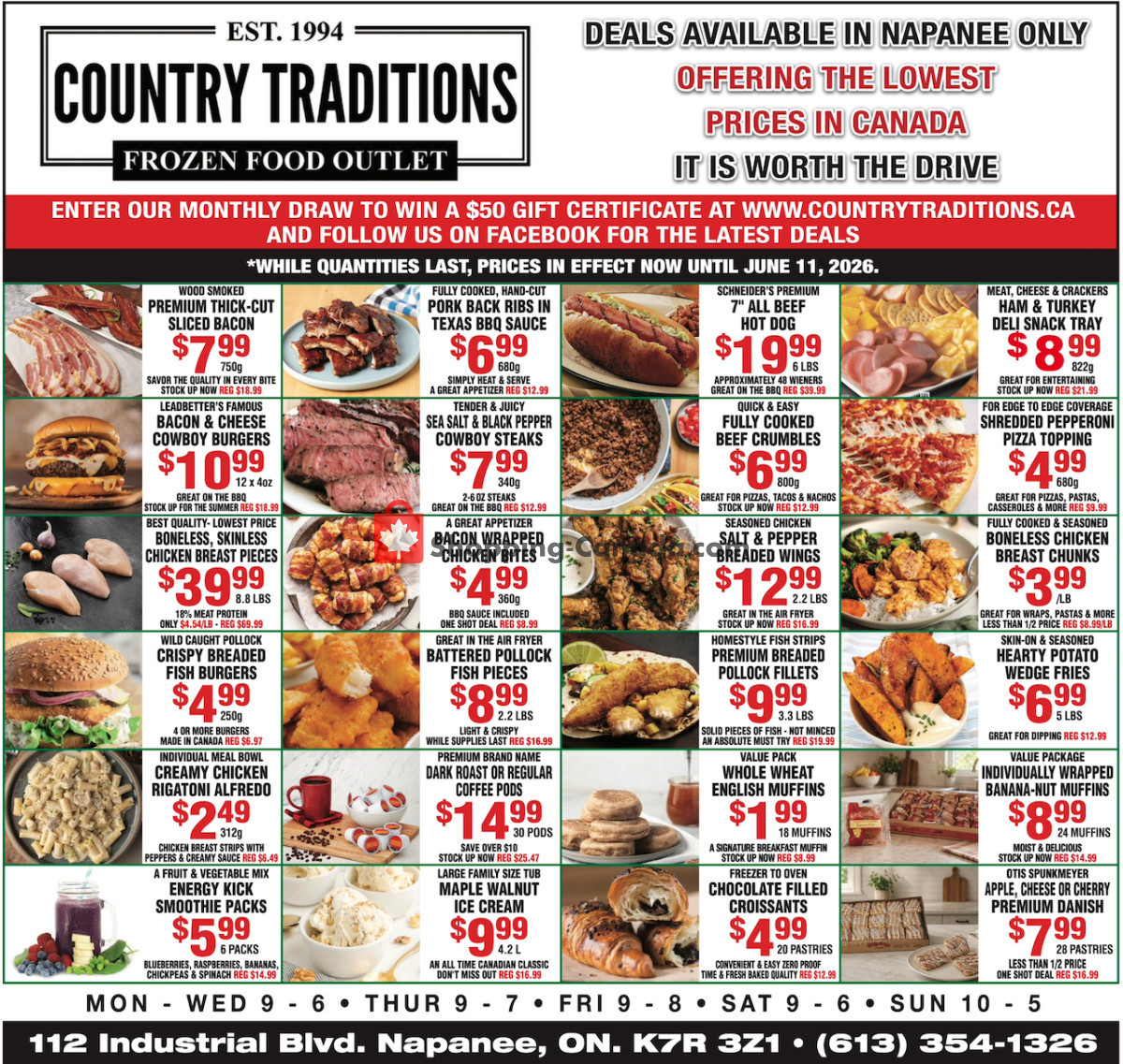 Country Traditions flyer from Friday June 5, 2026 to Thursday June 11, 2026 - page 1