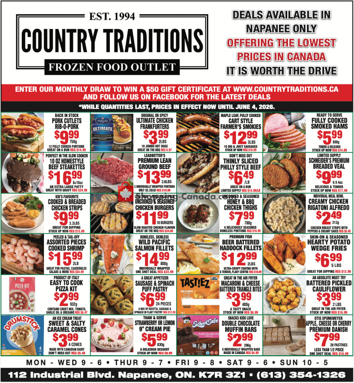 Country Traditions flyer from Friday May 29, 2026 to Thursday June 4, 2026 - page 1