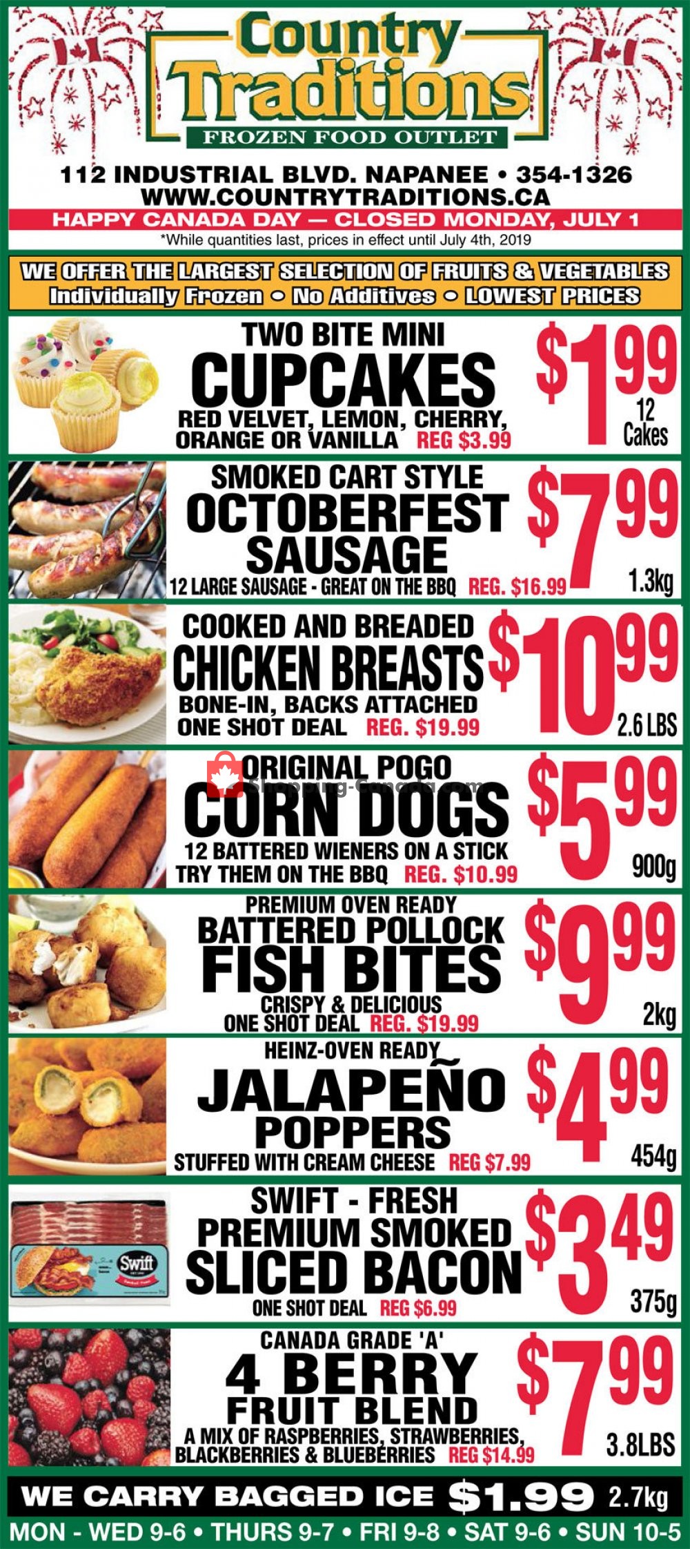 Country Traditions flyer from Friday June 28, 2019 to Thursday July 4, 2019 - page 1