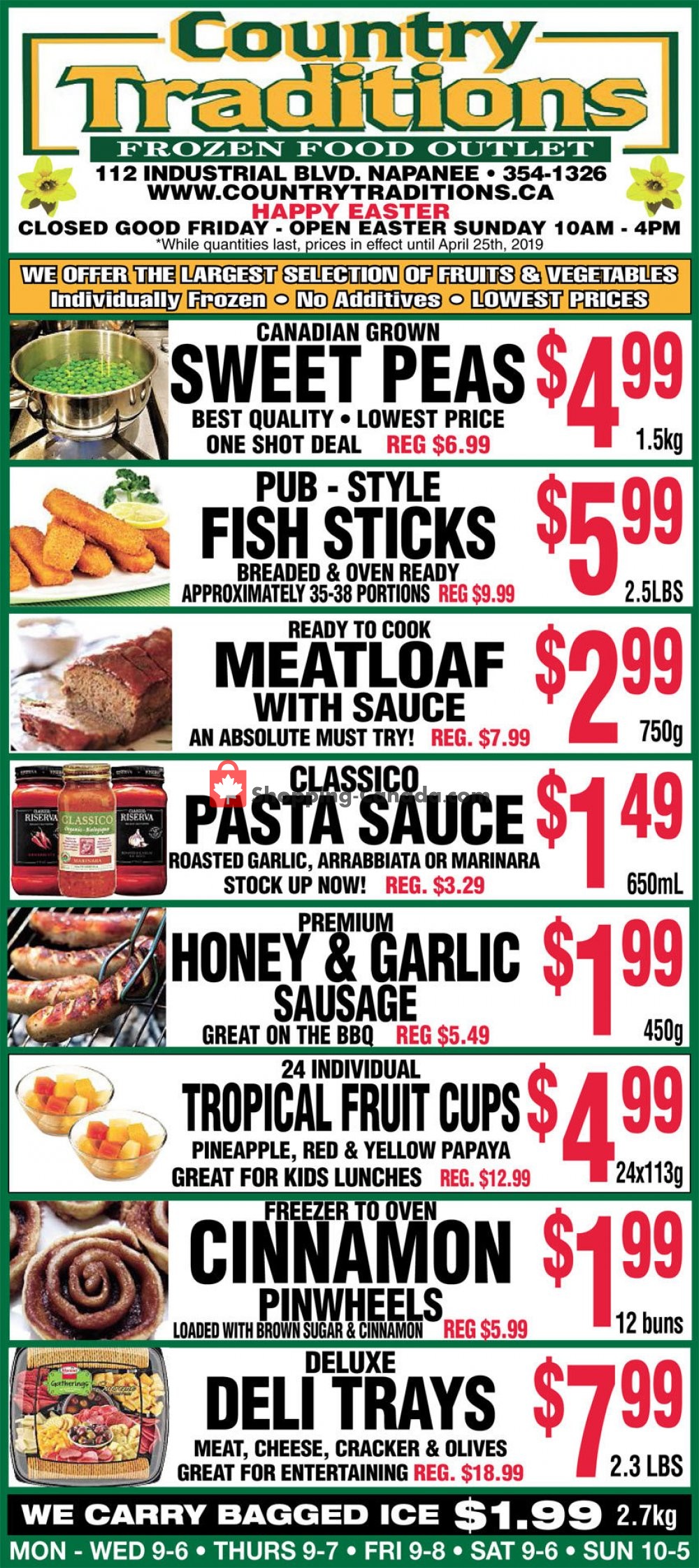 Country Traditions flyer from Friday April 19, 2019 to Thursday April 25, 2019 - page 1