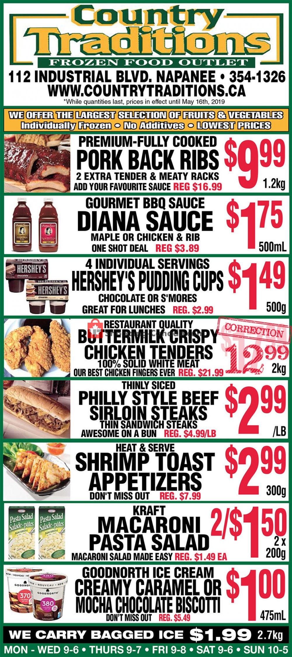 Country Traditions flyer from Friday May 10, 2019 to Thursday May 16, 2019 - page 1