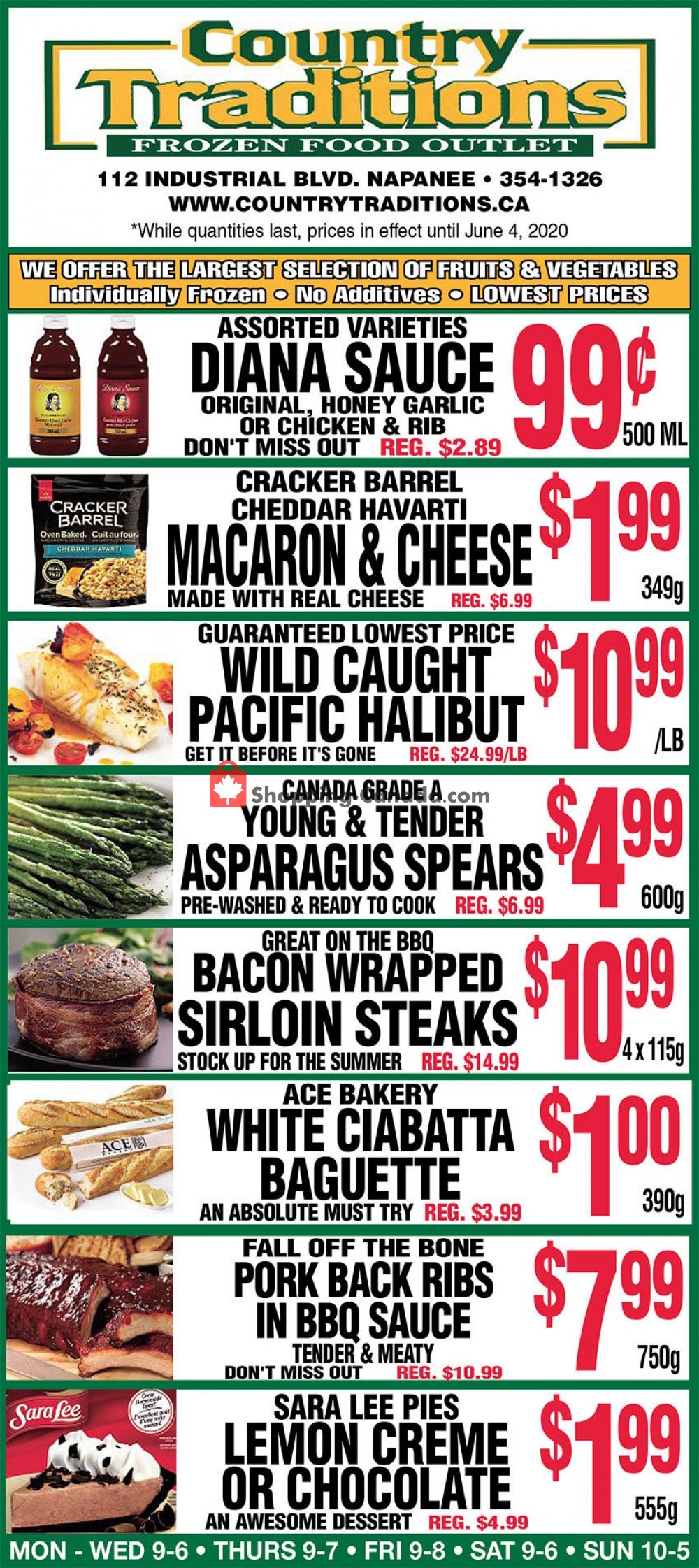 Country Traditions flyer from Friday May 29, 2020 to Thursday June 4, 2020 - page 1