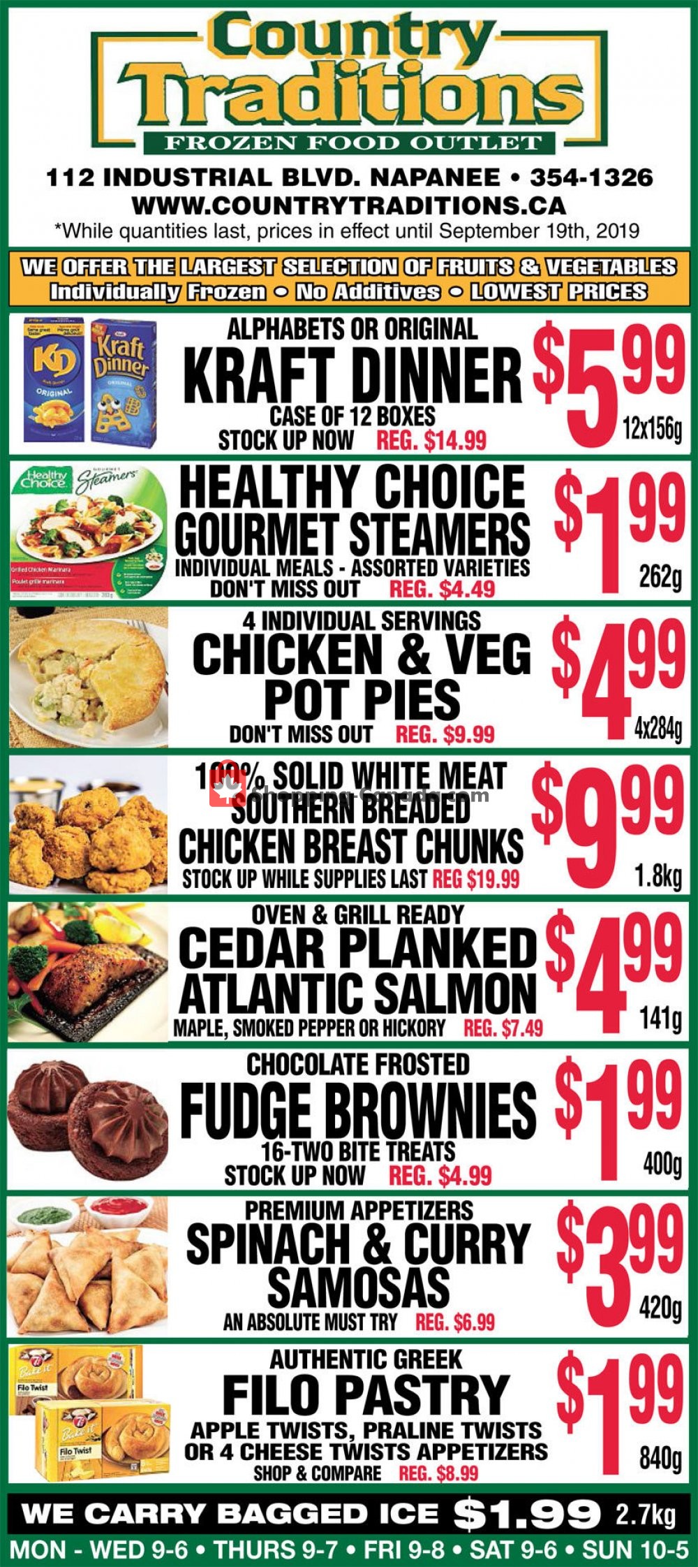 Country Traditions flyer from Friday September 13, 2019 to Thursday September 19, 2019 - page 1