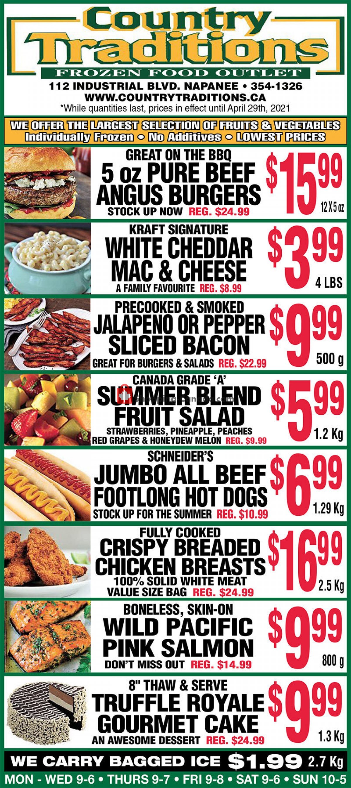 Country Traditions flyer from Friday April 23, 2021 to Thursday April 29, 2021 - page 1
