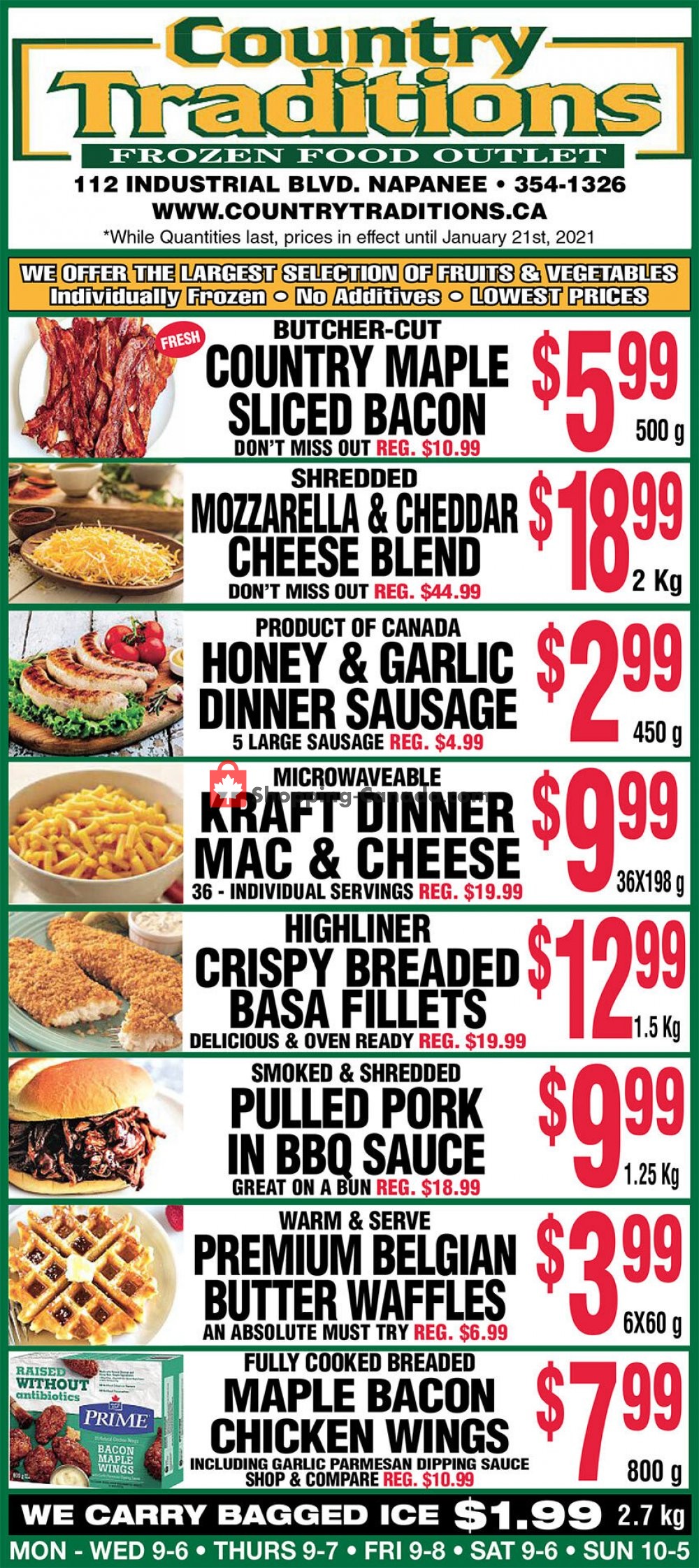 Country Traditions flyer from Friday January 15, 2021 to Thursday January 21, 2021 - page 1