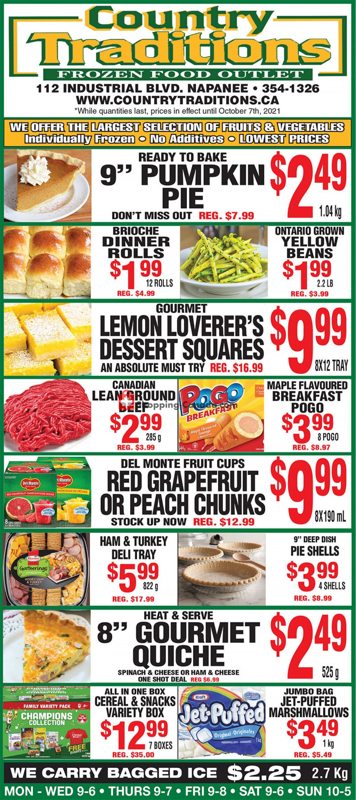 Country Traditions flyer from Friday October 1, 2021 to Thursday October 7, 2021 - page 1