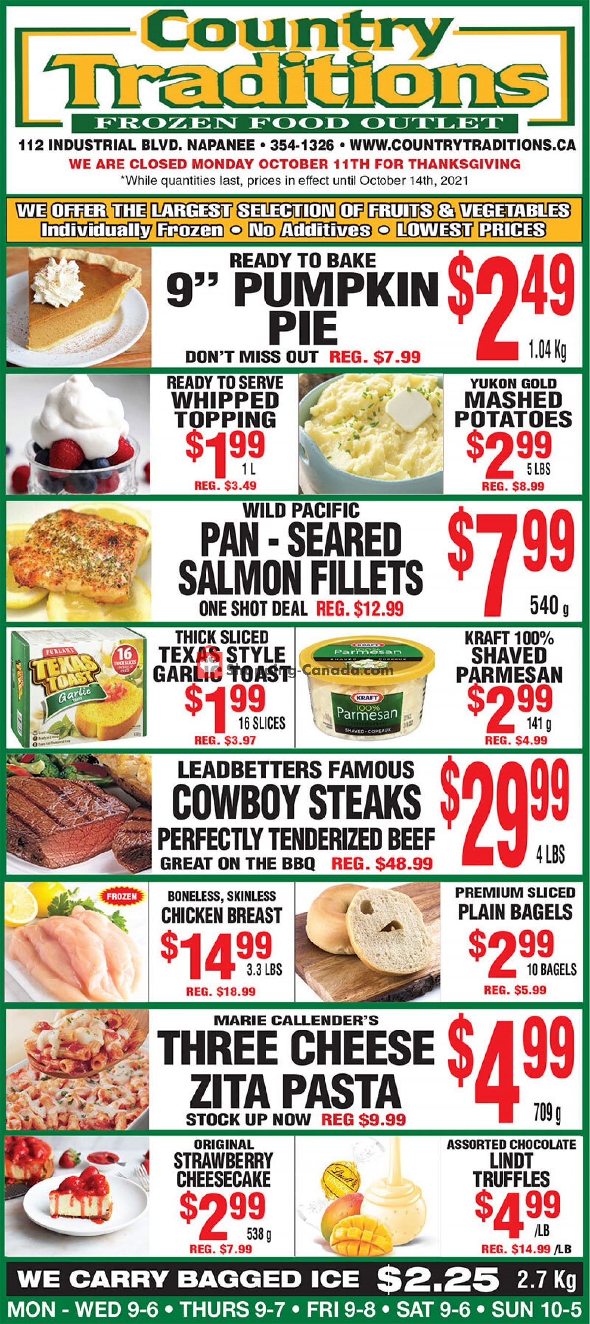 Country Traditions flyer from Friday October 8, 2021 to Thursday October 14, 2021 - page 1