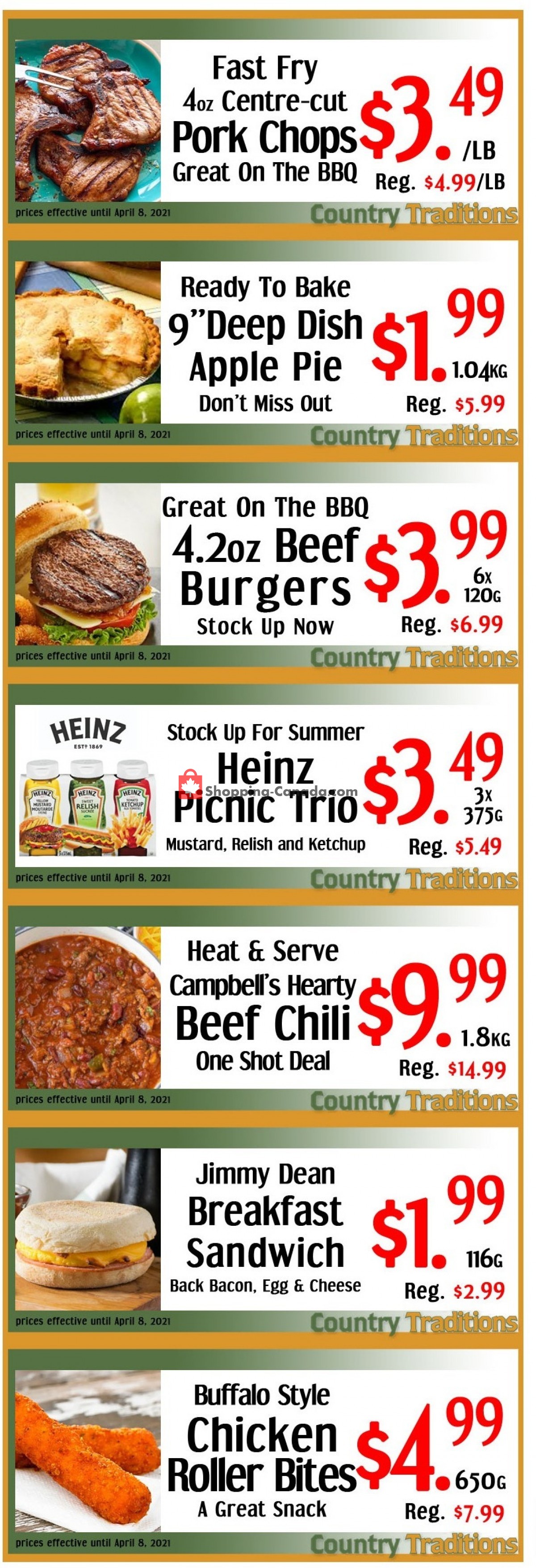 Country Traditions flyer from Friday April 2, 2021 to Thursday April 8, 2021 - page 1