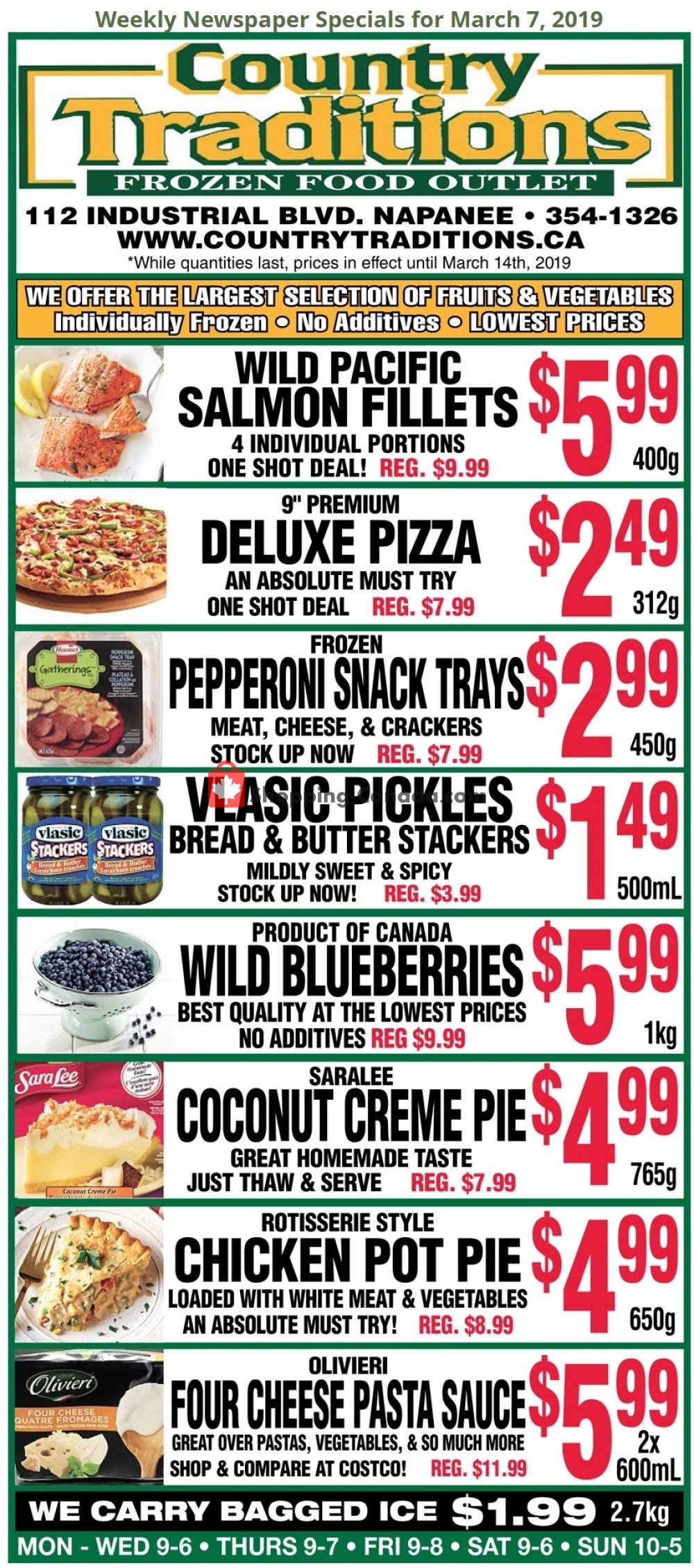 Country Traditions flyer from Thursday March 7, 2019 to Thursday March 14, 2019 - page 1