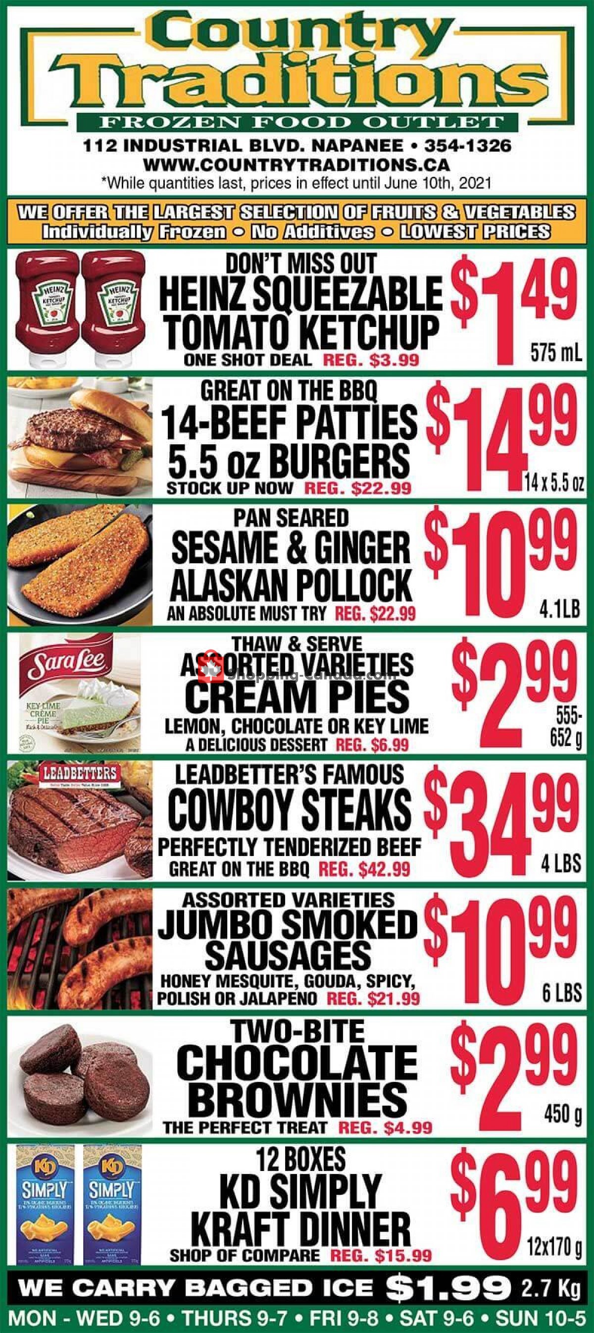 Country Traditions flyer from Friday June 4, 2021 to Thursday June 10, 2021 - page 1