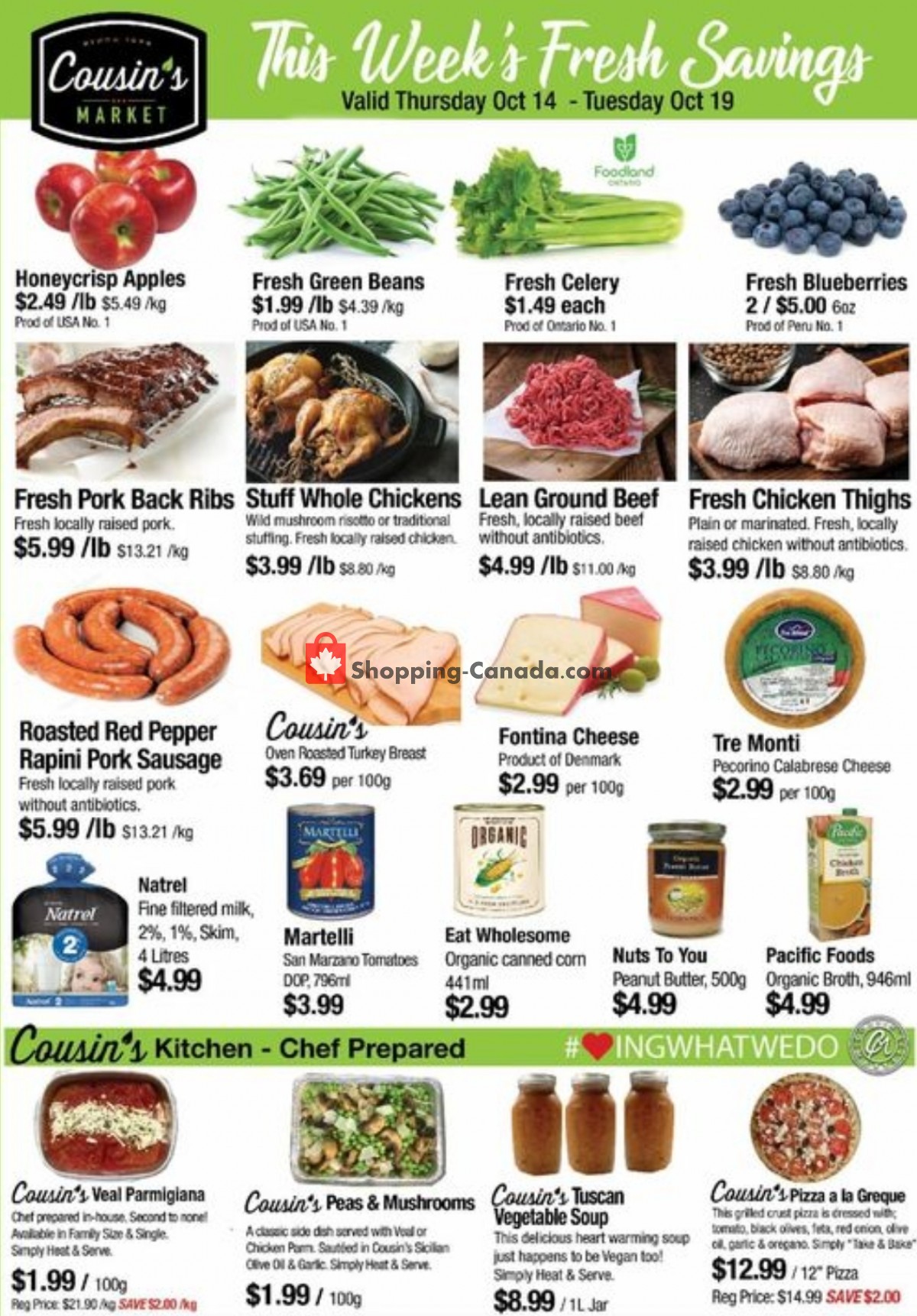 Cousin's Market flyer from Thursday October 14, 2021 to Wednesday October 20, 2021 - page 1
