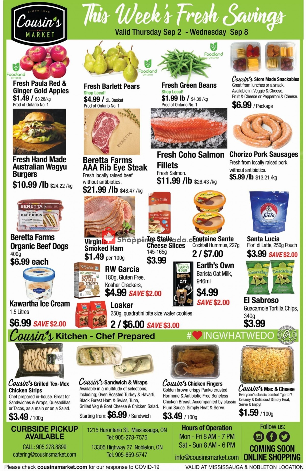 Cousin's Market flyer from Thursday September 2, 2021 to Wednesday September 8, 2021 - page 1