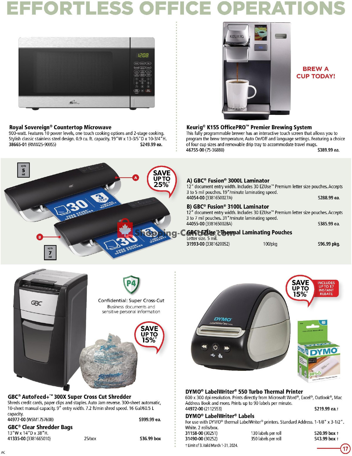 Covey Basics flyer from Friday March 1, 2024 to Sunday March 31, 2024 - page 17