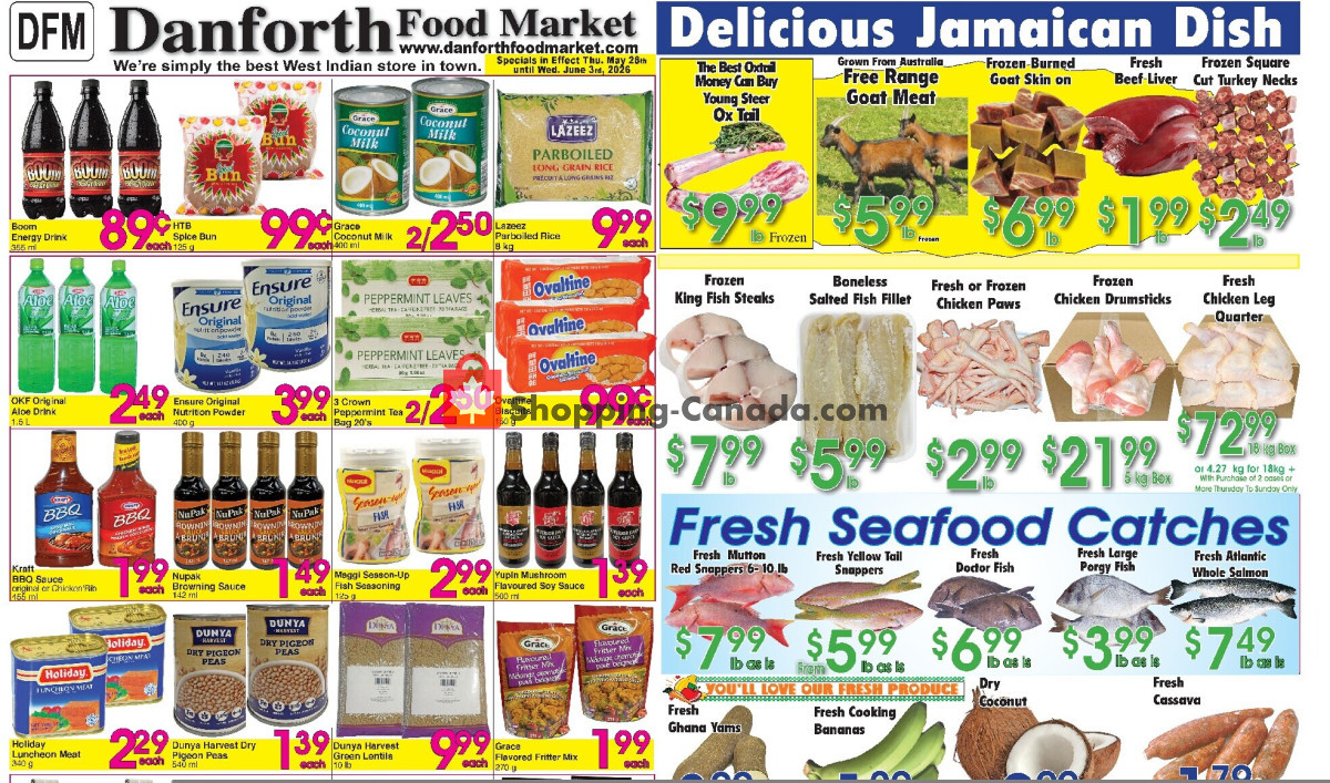 Danforth Food Market flyer from Tuesday May 26, 2026 to Tuesday June 2, 2026 - page 1