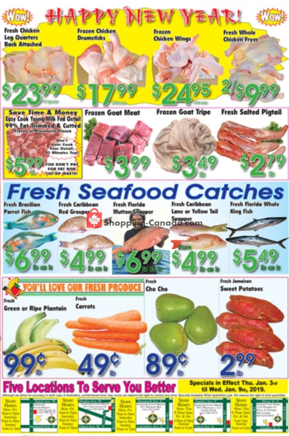 Danforth Food Market flyer from Thursday January 3, 2019 to Wednesday January 9, 2019 - page 2