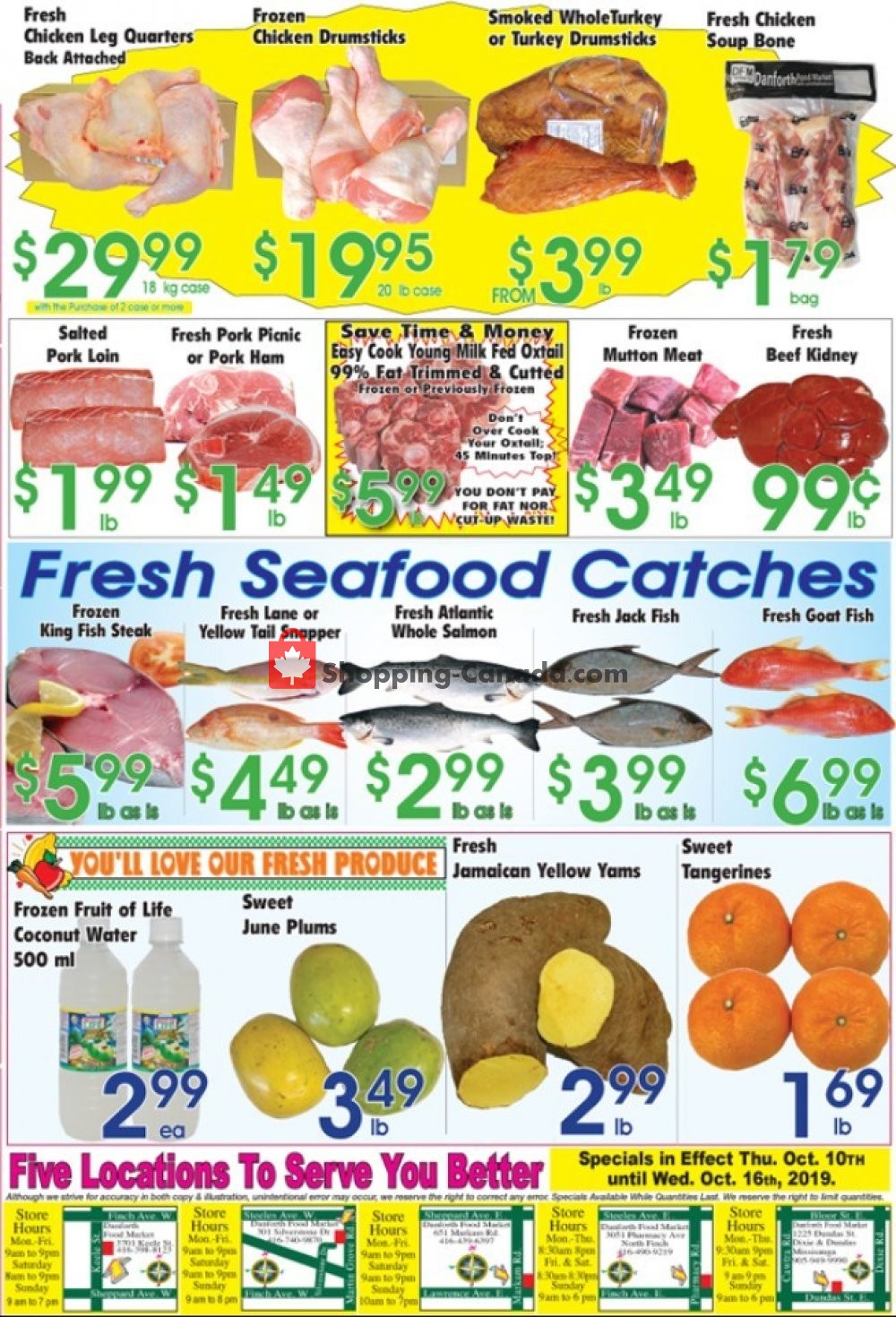 Danforth Food Market flyer from Thursday October 10, 2019 to Wednesday October 16, 2019 - page 2