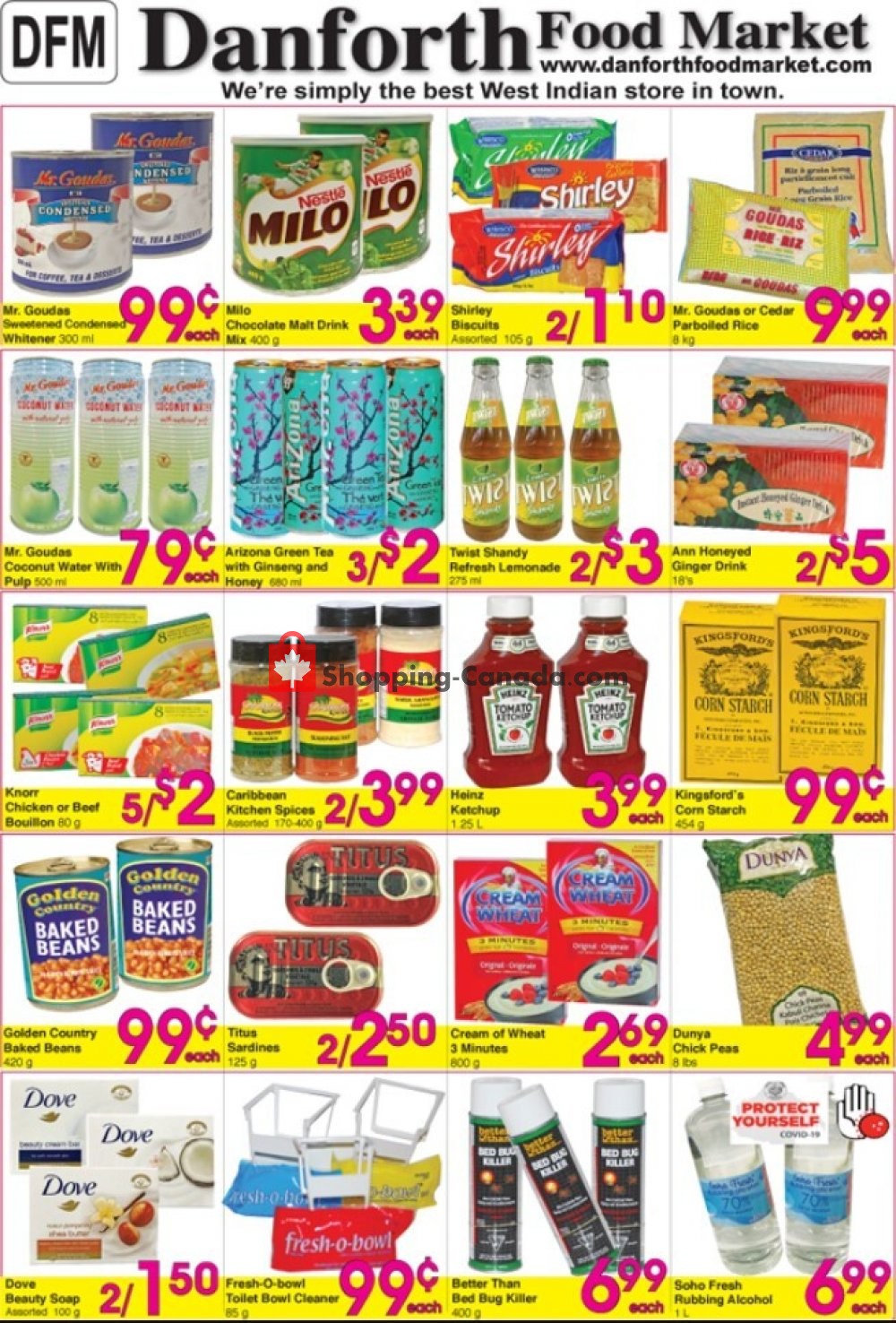 Danforth Food Market flyer from Thursday October 8, 2020 to Wednesday October 14, 2020 - page 1