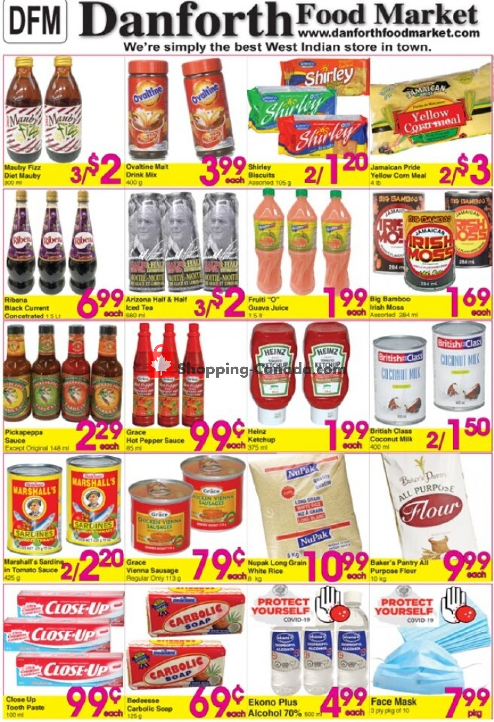 Danforth Food Market flyer from Thursday July 2, 2020 to Wednesday July 8, 2020 - page 1