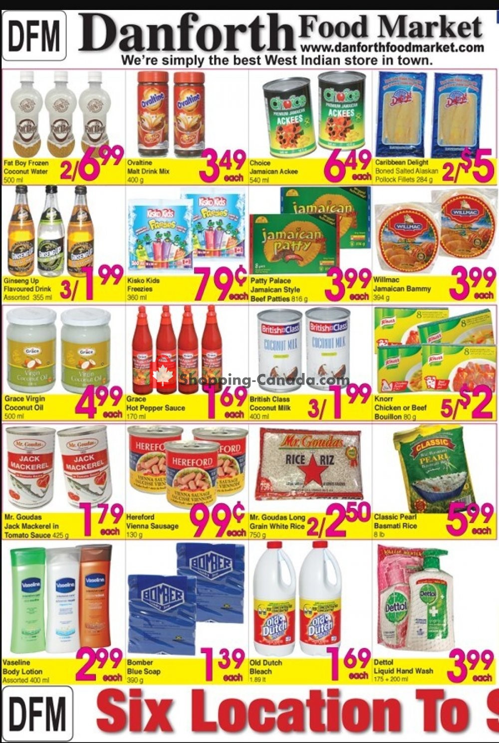 Danforth Food Market flyer from Thursday October 15, 2020 to Wednesday October 21, 2020 - page 1