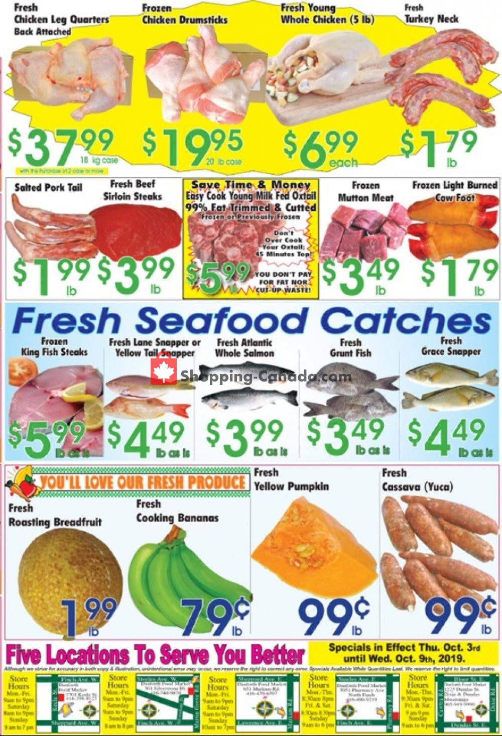 Danforth Food Market flyer from Thursday October 3, 2019 to Wednesday October 9, 2019 - page 2