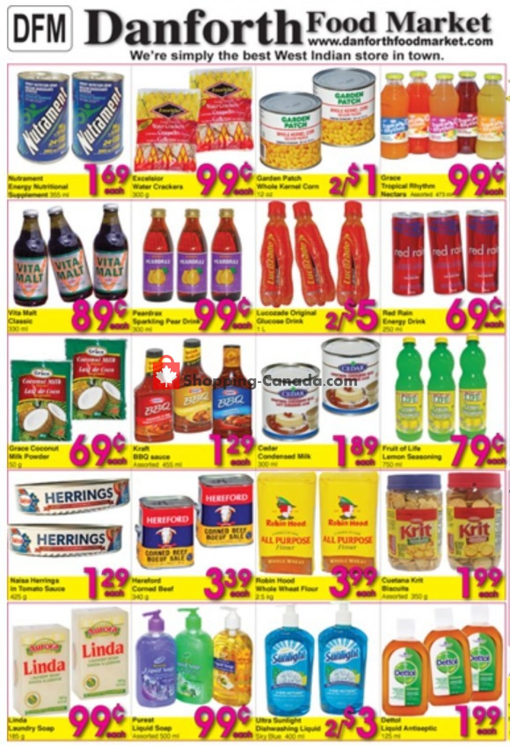 Danforth Food Market flyer from Thursday August 8, 2019 to Wednesday August 14, 2019 - page 1