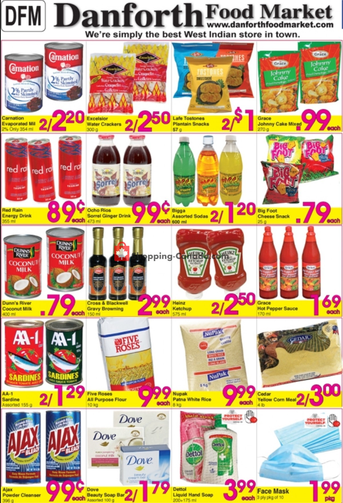 Danforth Food Market flyer from Thursday July 15, 2021 to Wednesday July 21, 2021 - page 1