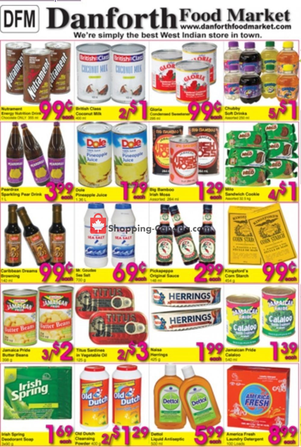 Danforth Food Market flyer from Thursday March 14, 2019 to Wednesday March 20, 2019 - page 1