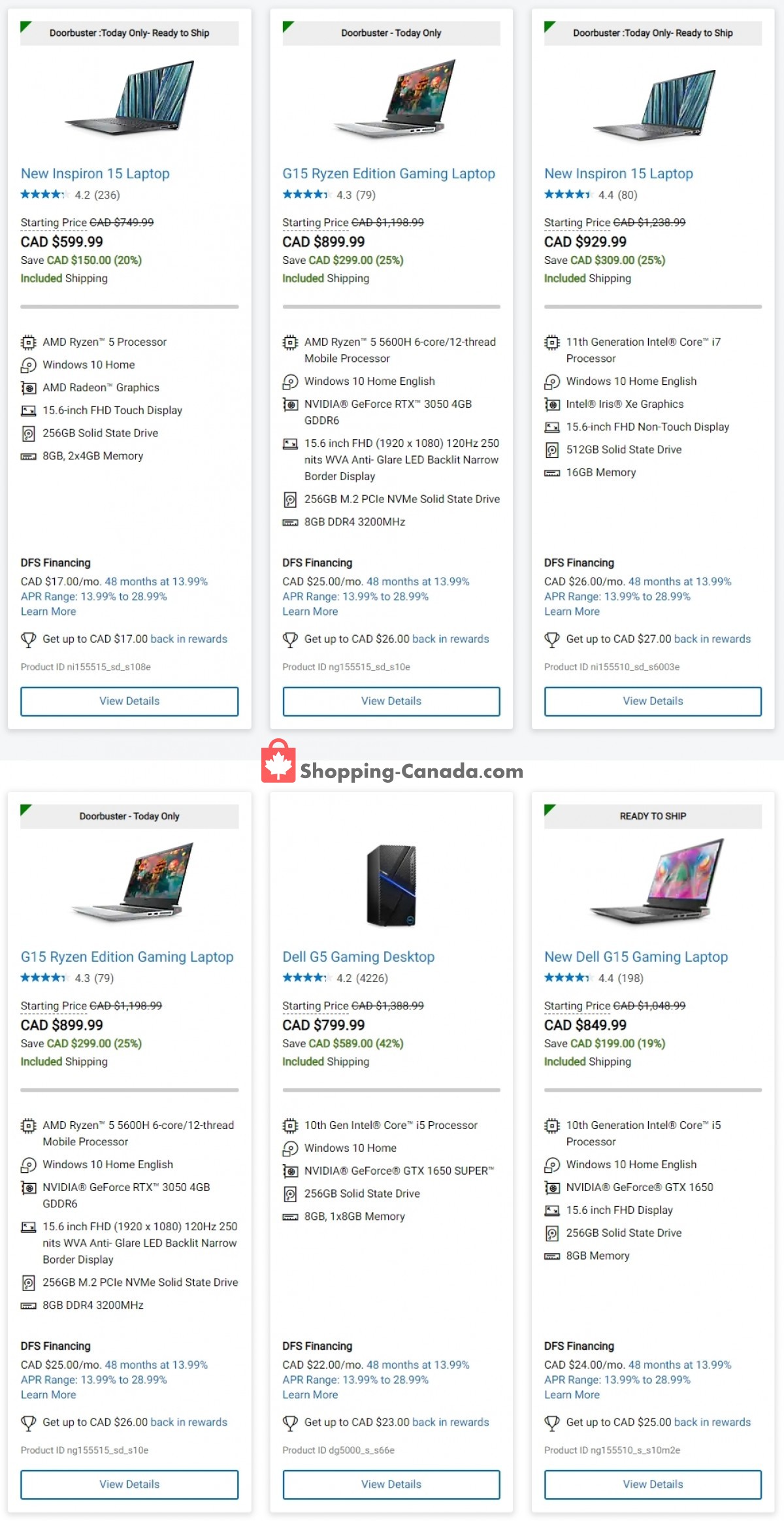 Dell flyer from Tuesday July 20, 2021 to Monday July 26, 2021 - page 1