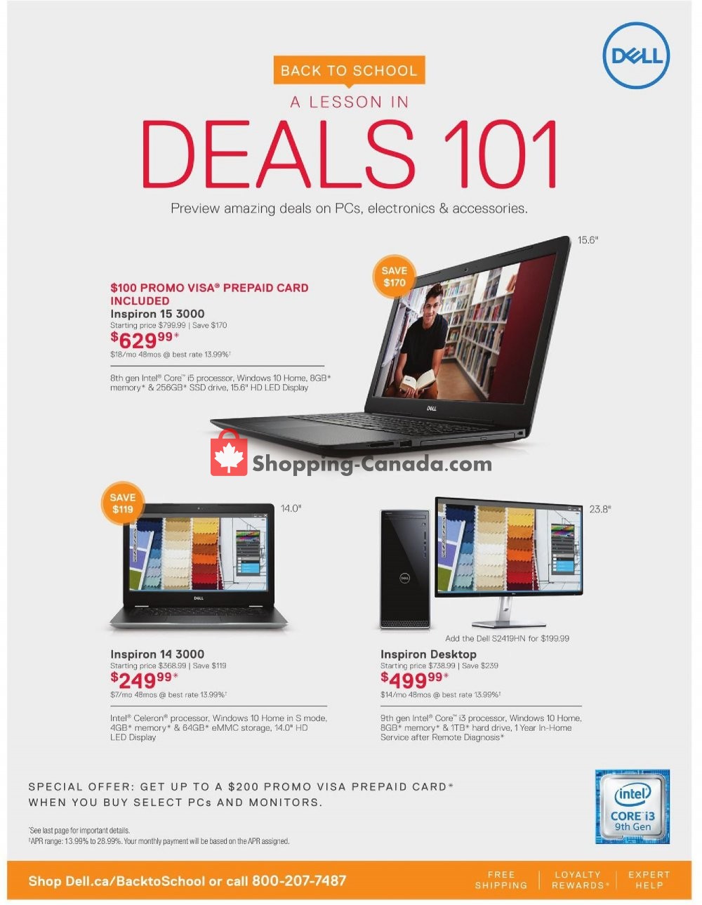 Dell Canada, flyer (Deals 101) August 16 August 31, 2019