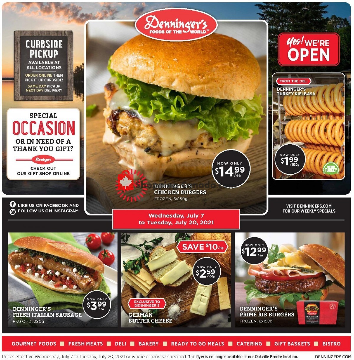 Denninger's flyer from Wednesday July 7, 2021 to Tuesday July 20, 2021 - page 1