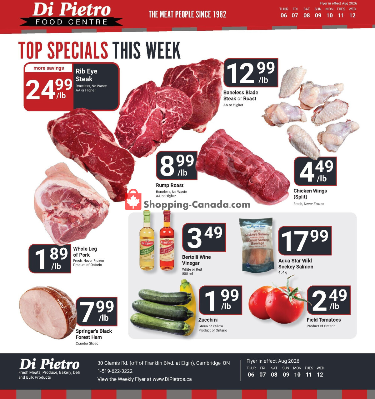 DiPietro's flyer from Thursday August 6, 2026 to Wednesday August 12, 2026 - page 1