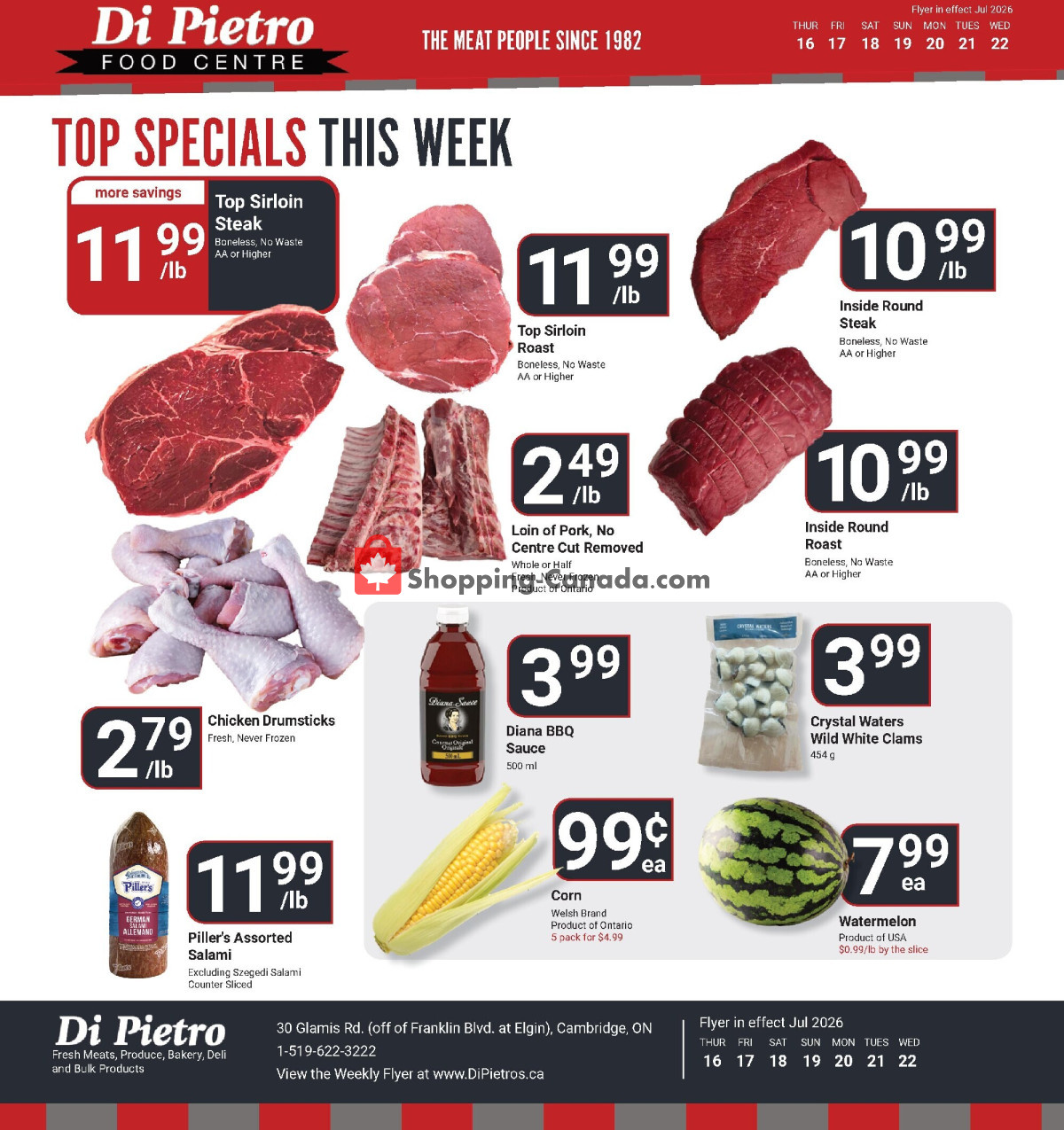 DiPietro's flyer from Thursday July 16, 2026 to Thursday July 23, 2026 - page 1