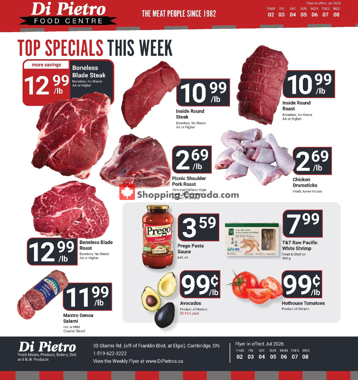 DiPietro's flyer from Thursday July 2, 2026 to Wednesday July 8, 2026 - page 1