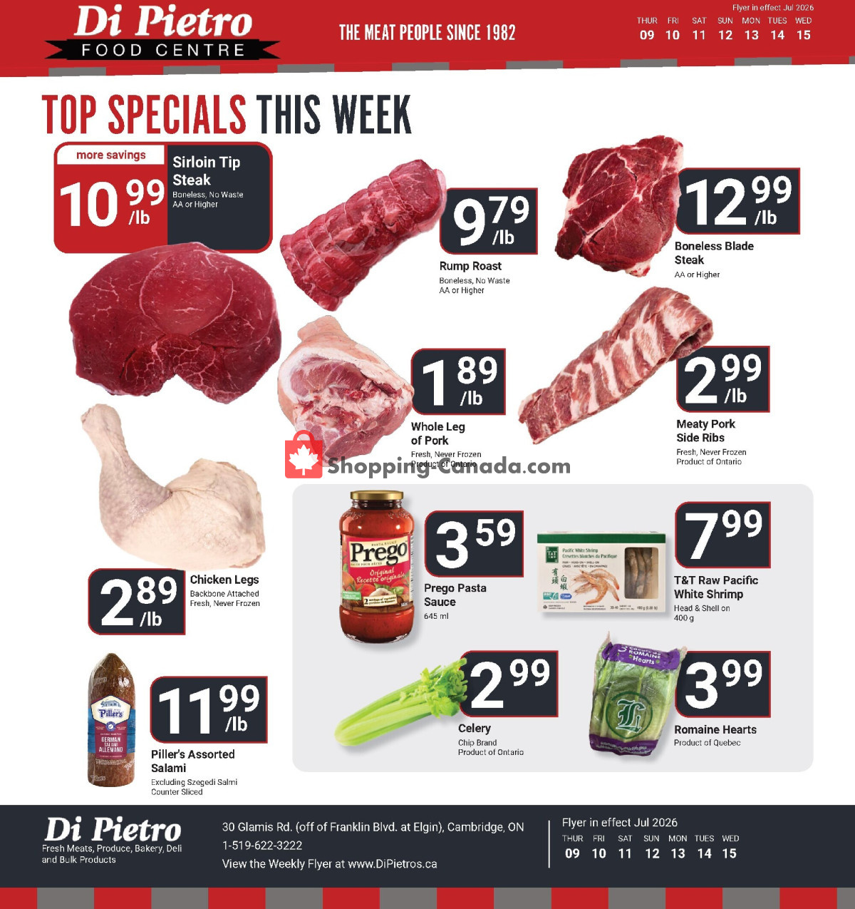 DiPietro's flyer from Sunday July 5, 2026 to Saturday July 11, 2026 - page 1